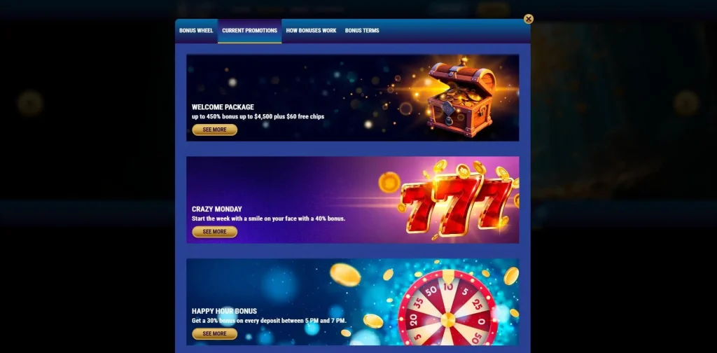 Atlantis Casino Bonuses and Promotions