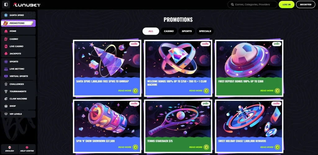 LunuBet Bonuses and Promotions