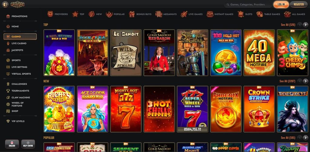 Gransino Games Selection