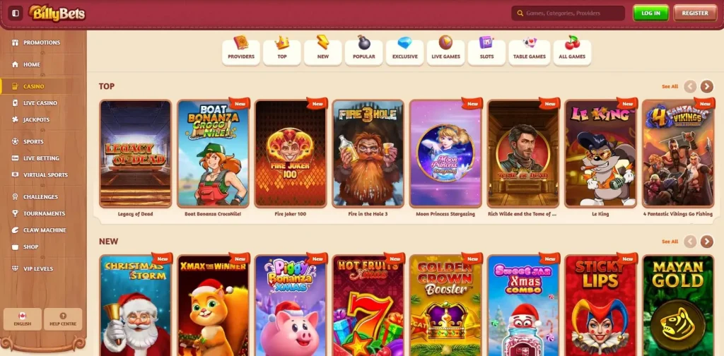 BillyBets Games 