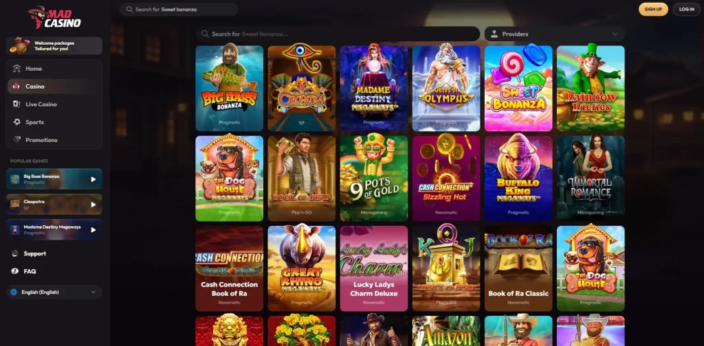 Madcasino Games 