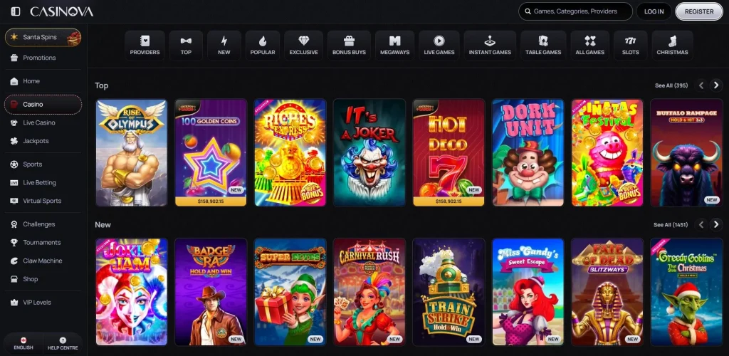 Casinova Games
