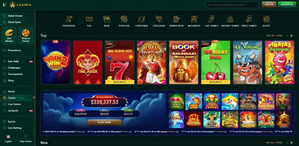 Casinia Games 